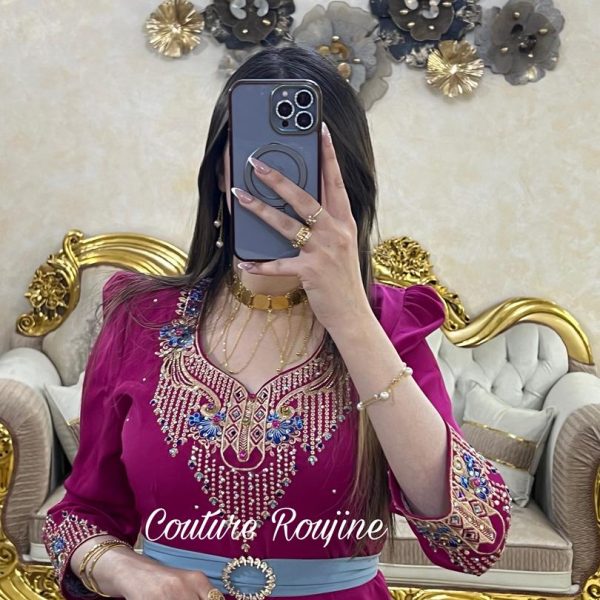 فستان ريحانة - فوشيا