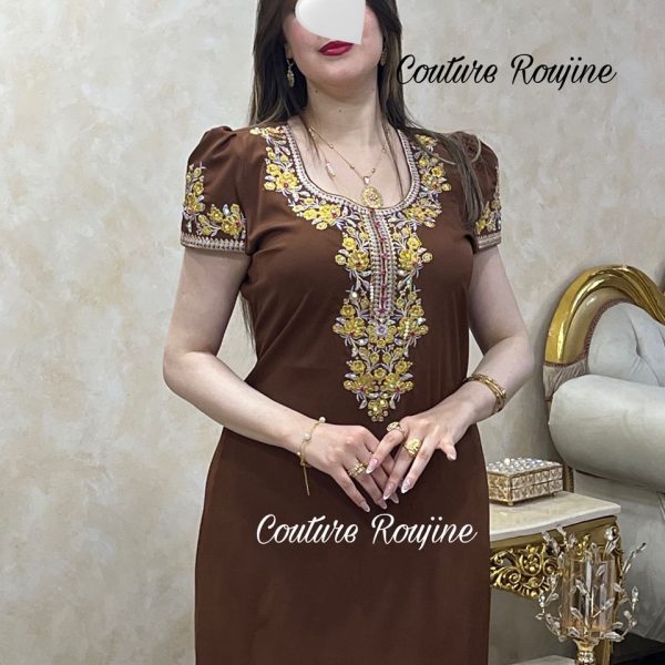 فستان تمارا - بني