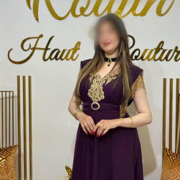 فستان بلقيس – برغندي