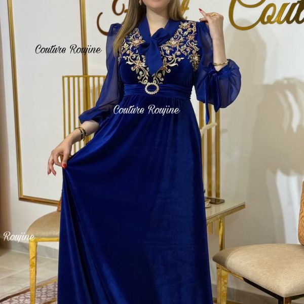 فستان روجين – أزرق