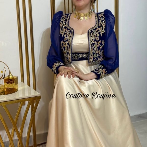 فستان شهيرة – أزرق