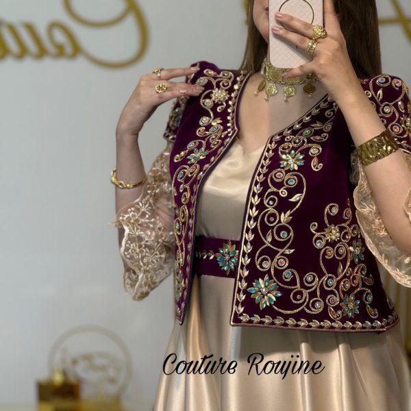 فستان Soltana – بنفسجي
